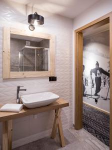 Villa Górska Ski & Bike tesisinde bir banyo