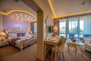 Voodi või voodid majutusasutuse Hotel Délibáb toas