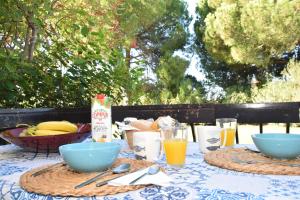 Morgenmad for gæster der bor på Casa Flor