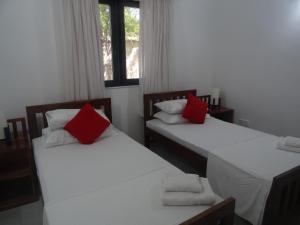 Letto o letti in una camera di Amssler Beach Stay
