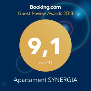 Certifikát, hodnocení, plakát nebo jiný dokument vystavený v ubytování Apartament SYNERGIA