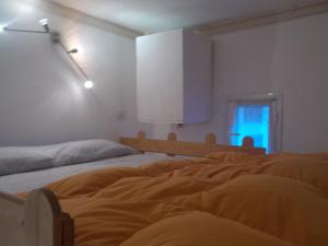 A bed or beds in a room at Il rifugio di sav.