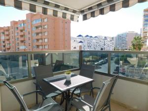 Balkón alebo terasa v ubytovaní Apartamento Marinada