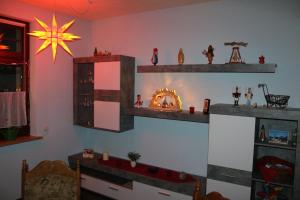 Kuchyň nebo kuchyňský kout v ubytování Ferienwohnung Gläser