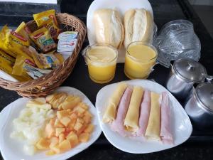 Breakfast options available to guests at Motel Mont Blanc Gru
