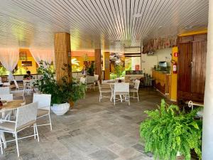 Restoranas ar kita vieta pavalgyti apgyvendinimo įstaigoje Flat IlhaFlat Ilhabela