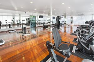 Fitness centrum a/nebo fitness zařízení v ubytování C-House & Residence Hotel Amata City