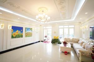 Svetainės erdvė apgyvendinimo įstaigoje Thuy Duong Hotel