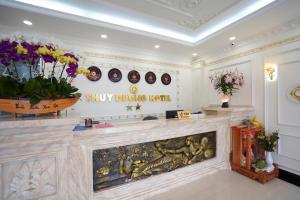 Vestibiulis arba registratūra apgyvendinimo įstaigoje Thuy Duong Hotel