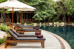 Piscina de la sau aproape de WandaVista Resort Khum Wang Nuea Chiang Mai清迈万达文华酒店北国之宫