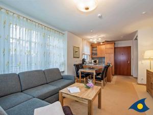 Ein Sitzbereich in der Unterkunft Villen am Goethepark, Villa Christiane, Whg. 04 - Lena