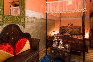 Area soggiorno di Riad bleu du Sud