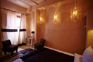 Χώρος καθιστικού στο Riad Caravane