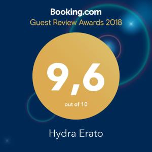 Certifikát, ocenenie alebo iný dokument vystavený v ubytovaní Hydra Erato