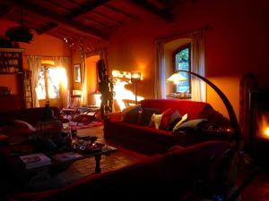 Posezení v ubytování Bed And Breakfast Dopo Il Settimo Cielo