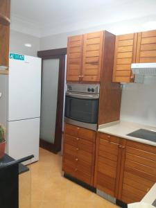Kuchyň nebo kuchyňský kout v ubytování Apartamento Chabela