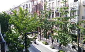 Zahrada ubytování Gran Via Balconies