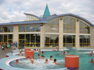 Bazén v ubytování Vitalmed Hotel Sárvár nebo v jeho okolí