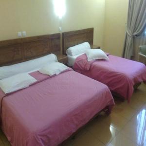 Postel nebo postele na pokoji v ubytování Le Cristale Hotel