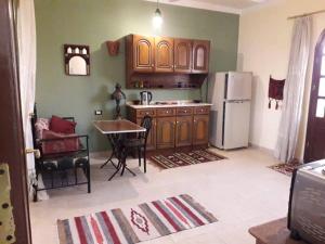 A kitchen or kitchenette at Villa Bahri Luxor Apartment