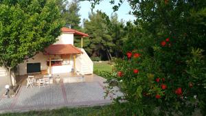 Zahrada ubytování Villa Chris