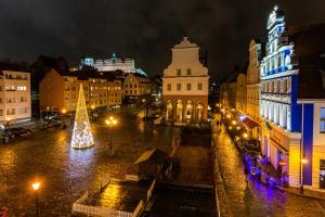 Budynek, w którym mieści się apartament