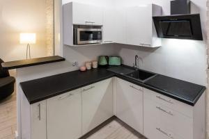 Kuchnia lub aneks kuchenny w obiekcie Apartament Rynek Sienny 1
