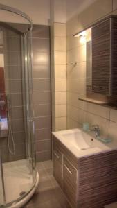 Koupelna v ubytování Hotel Mochlos
