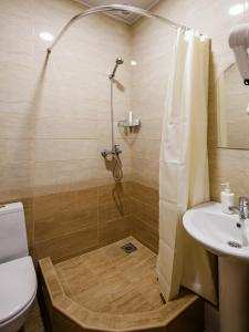 Ванная комната в Nova Hotel