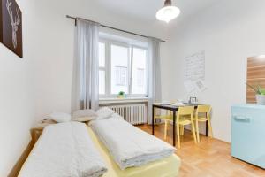 Posteľ alebo postele v izbe v ubytovaní Apartment Alex