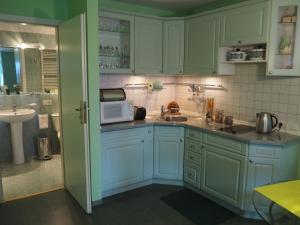 Kuchyňa alebo kuchynka v ubytovaní Apartament Zielone Studio