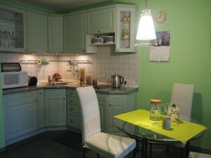 Kuchyňa alebo kuchynka v ubytovaní Apartament Zielone Studio