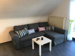 Posezení v ubytování Ferienhaus Talblick