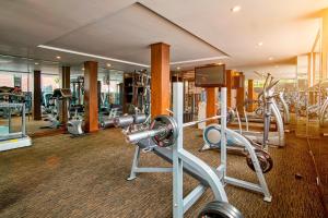 Fitness centrum a/nebo fitness zařízení v ubytování Nhat Ha L’Opera Hotel