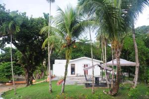 O grădină în afara Shell Villa apartel resort