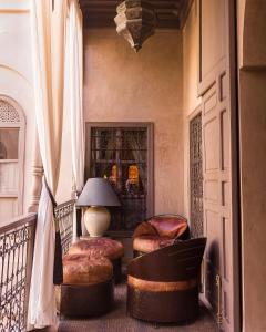 Zona d'estar a Riad Noir d'Ivoire