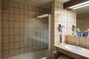 Koupelna v ubytování Hotel Goya