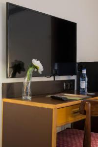 TV a/nebo společenská místnost v ubytování Hotel Goya