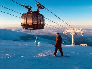 Guest House Privat Pod Lesom during the winter