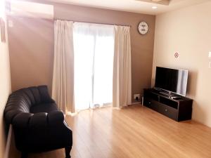TV a/nebo společenská místnost v ubytování Tokyo Toneri Garden House-Stay