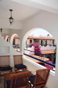 A seating area at UzHan Beach Hotel