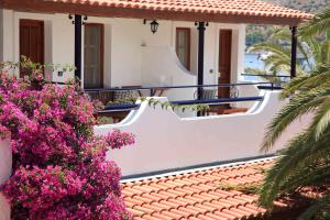 A garden outside UzHan Beach Hotel