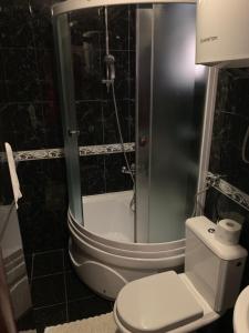 Koupelna v ubytování Rooms Sanja