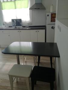 Kuchyň nebo kuchyňský kout v ubytování casapueblo