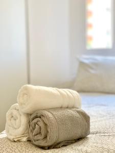 Posteľ alebo postele v izbe v ubytovaní Apartamento Góndolas