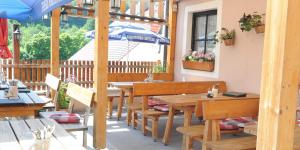 Balkón nebo terasa v ubytování Gasthaus Felsenwastl