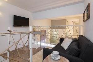 TV a/nebo společenská místnost v ubytování Rooms N&M
