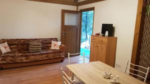 Χώρος καθιστικού στο Ferienhaus Marina