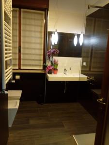 Koupelna v ubytování B&B Xenia