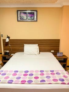 Postel nebo postele na pokoji v ubytování Hotel Somagg